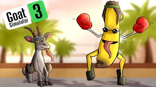 JE ME FAIT ATTAQUER PAR UNE BANANE WTF ?.. (Goat Simulator 3)