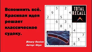 Вспомнить всё. Красивая идея решает класcическое судоку.