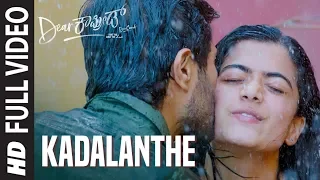 Kadalanthe Video Song | Dear Comrade Kannada | Vijay Deverakonda, Rashmika | Bharat Kamma