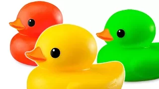 Rubber Ducks at the Swimming Pool - Nursery Cartoon Animation Video