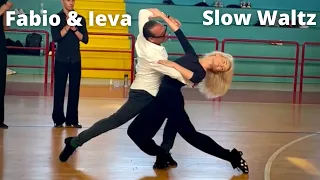 Fabio Selmi & Ieva Zukauskaite Dancing Very Slow Waltz 😍