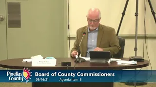 Board of County Commissioners Work Session/Agenda Briefing 9-16-21