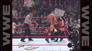 Triple H vs. Randy Orton - Last Man Standing Match: No Mercy 2007