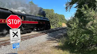 Norfolk & Western 611 With Shenandoah Valley Limited test run