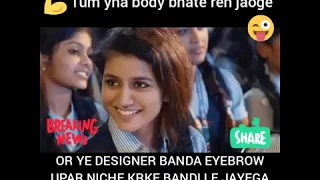 Priya Prakash Varrier,   Top 5 Best Priya Prakash Varrier Funny Video, Funny Memes