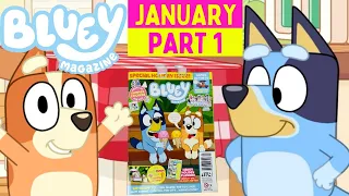 🏝 BLUEY Magazine - January 2022 Issue Part 1 ☀️ | Bluey Books & Crafts | Disney Jr | ABC Kids