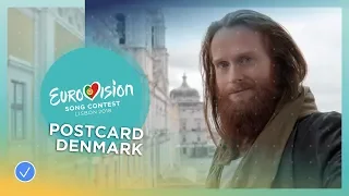 Postcard of Rasmussen from Denmark - Eurovision 2018