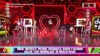 EEG 2020: MicheIlle, Rosángela y Angie bailaron al ritmo de Moulin Rouge en Dale Play (HOY)