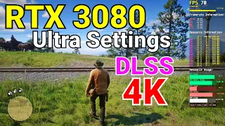 Red Dead Redemption 2 | RTX 3080 | 4K | DLSS | Ultra Settings | R7 5700G
