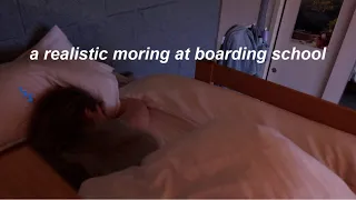 a realistic morning routine at boarding school | Ella Katherine