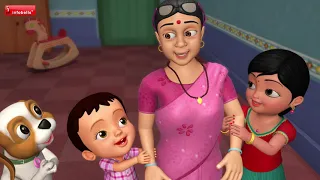 Ajji, Ajii Ice Cream Tinnona Banni | Kannada Rhymes for Children | Infobells