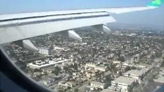 Aer Lingus A330 landing at LAX