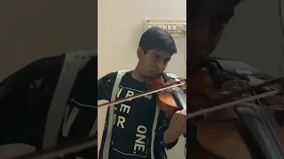 Ranjithame song Violin version #ranjithame #thalapathyvijay #shorts