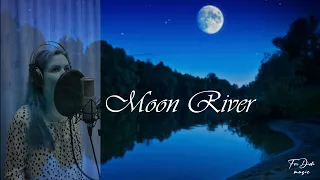 Moon River ~ with lyrics ~ Diana Teivisa ~ cover ( Audrey Hepburn )