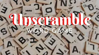 Unscramble Words Trivia Game - FOOD - Jumbled Words - English - Letters to Make Words