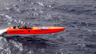Apache Powerboats:  Apache Action - World Record Speed Run to Cuba