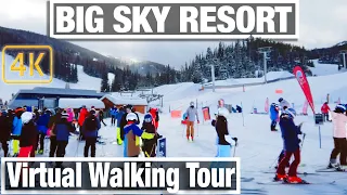 Big Sky Resort Virtual Walk - Virtual Walking Trails and Treadmill Walking Scenery - Montana 4K