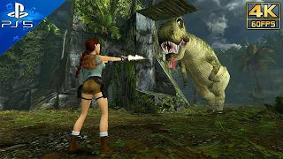 Tomb Raider 1 Remastered (PS5) Levels 1-3 Gameplay @ 4K 60ᶠᵖˢ ✔