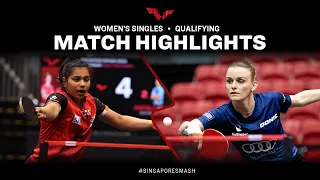 Diya Parag Chitale vs Sarah De Nuttr | WS Qual | Singapore Smash 2023