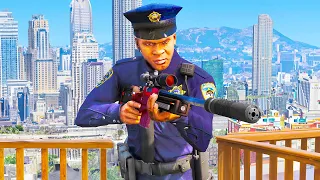 GTA 5 Police Mod Gameplay - Franklin Joins the Police Team in GTA V