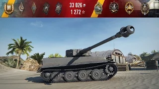 World of Tanks Replay Tiger 1  - 8 Kills - 3k damage -  Comfortable Radley