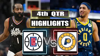 Los Angeles Clippers vs Indiana Pacers 4th QTR HIGHLIGHTS | March 25 | 2024 NBA Season