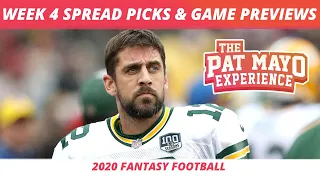 2020 Week 4 Picks Against The Spread, NFL Game Previews, Survivor Picks, Cust Corner Mini