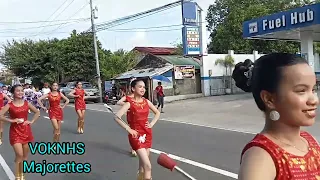 San Jose Town Fiesta Parade VOKNHS.  #majorettes