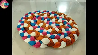 Make Simple Doormat From Dupatta