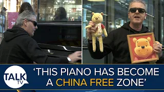 "This Piano Is A CCP Free Zone" | Brendan Kavanagh Speaks Out Against China With Winnie The Pooh