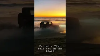Mahindra Thar on The Beach