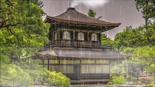 Japan Temple 3 hours Rain sound - raining sound for sleeping 3 hour