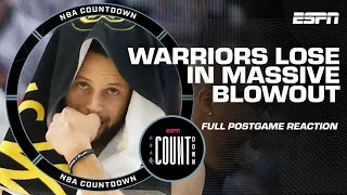 'EMBARRASING': The Warriors look 'lethargic' after LARGEST loss of Steph Curry era 🚨 | NBA Countdown