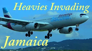 Big Airplanes 💥 airplane spotting Montego Bay Jamaica video 680