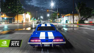 GTA V: 8k Resolution Night Enhancemet MOD - Ray-Tracing RTX™ 3090 Ultra Graphics Gameplay [PC MODs]