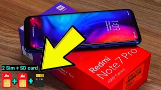 Redmi Note 7 Hybrid Sim Solution | How to use 2sim & SD card in Redmi Note 7 & Redmi Note 7 Pro