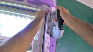 How To Install Plastic Corner Bead Around A Window