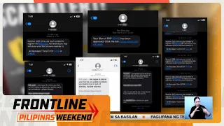 Text scams, mas lumala kahit may Sim Card Registration Law, ayon sa isang grupo | Frontline Weekend