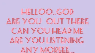 Hello God...lyrics...{Dolly Parton}