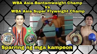 SPARRING NI CARL JAMMES MARTIN SA MAS MATANGKAD NA SI ADRIAN LERASAN