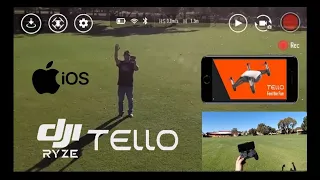 Dji Ryze Tello App - IOS Version Testing!