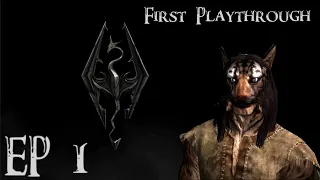 Let's Play Skyrim (Blind) -1- My First Play-through and The Game is Gorgeous