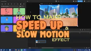 How to make Speed up & Slow Motion Effect inside the Create Studio.