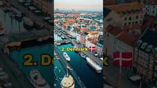 Top 5 Most Peaceful Countries in the world 2023 #viral #shorts