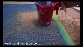 How to Paint a Natural Fiber Rug