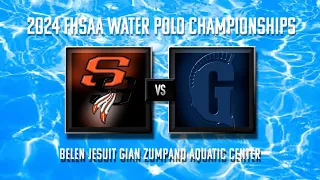 FHSAA 2024 State Boys Water Polo Championships Seminole vs. Gulliver Prep