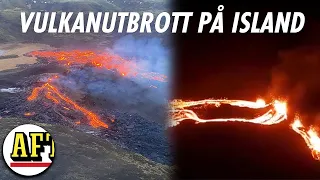 Vulkanutbrott nära Reykjavik, Island – vägar har stängts av: ”Området är farligt”