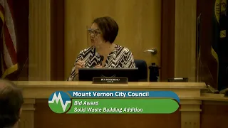 Mount Vernon City Council Meeting - April 14, 2021