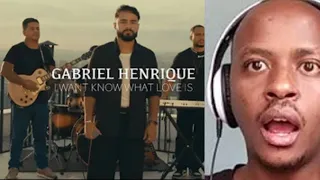 GABRIEL HENRIQUE REACTION | I Want to Know What Love Is - Gabriel Henrique, Coral Black To Black