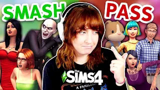 A thoroughly unhinged game of The Sims 4: Smash or Pass